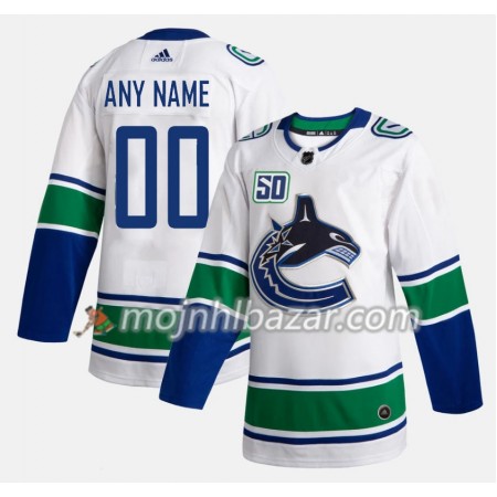 Dresovi Vancouver Canucks Custom 50th Anniversary Adidas 2019-2020 Bijela Authentic - Muške Dresovi Vancouver Canucks Custom 50th Anniversary Adidas 2019-2020 Bijela Authentic - Muške